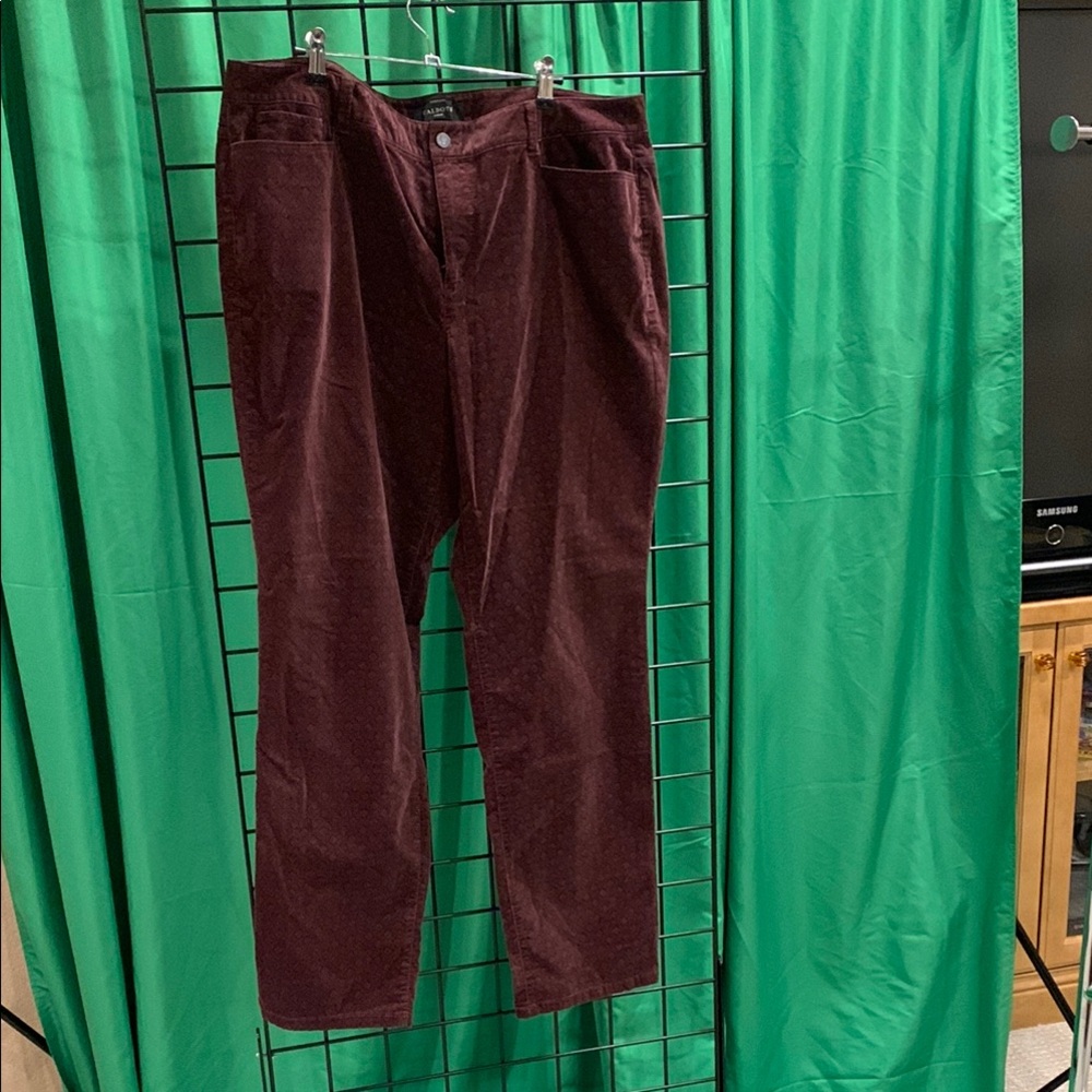 Women's Burgundy Pants